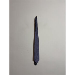 GUC MEN’S CANALI MADE IN ITALY SILK TIE BLUE WHITE BROWN